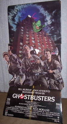 Ghostbusters Video Store Display circa 1984